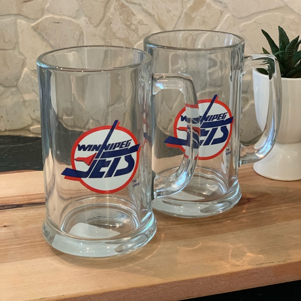 WINNIPEG JETS | Set of 2 | Old Logo Mugs | NHL